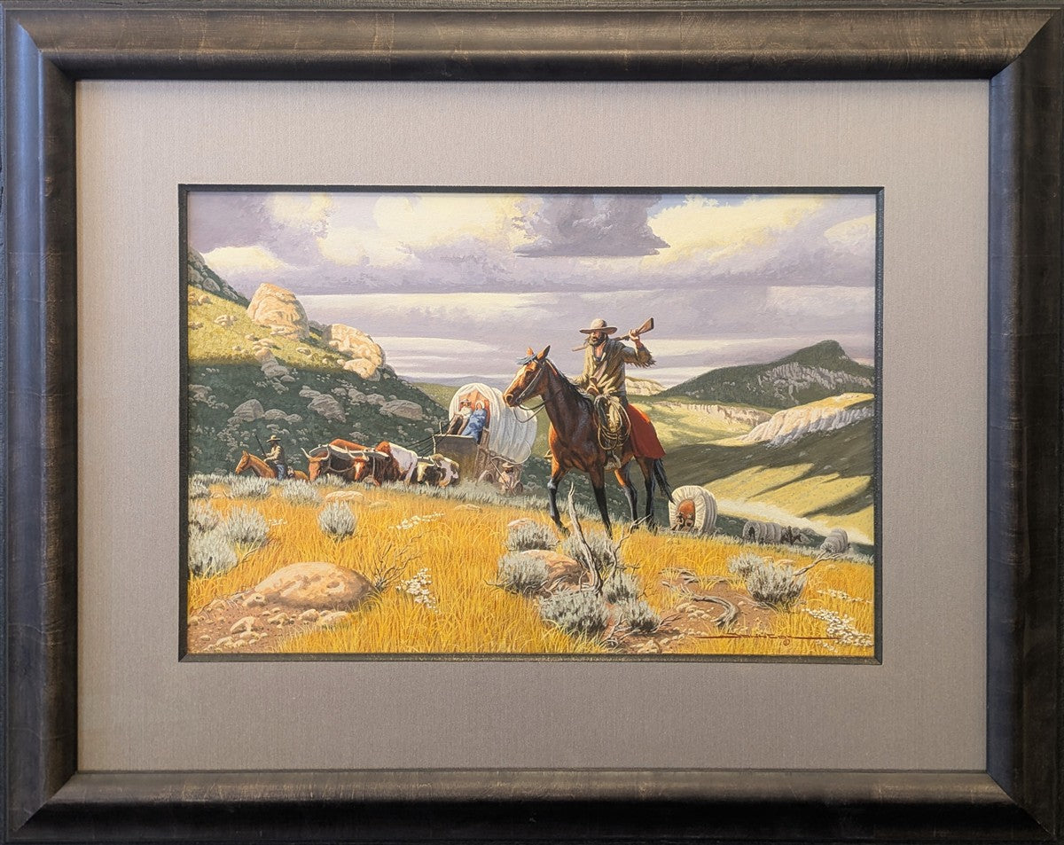 Immigration Pass 1847 Original Artwork