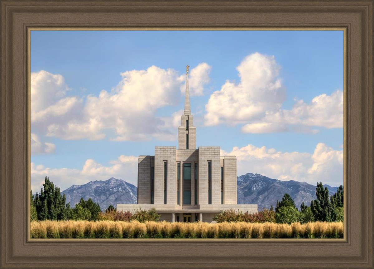 Oquirrh Mtn. Utah Temple Mountain of God