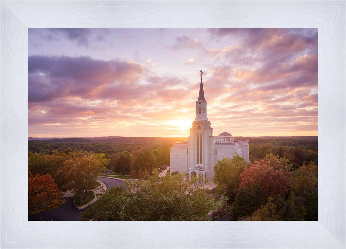 Boston Aerial Evening