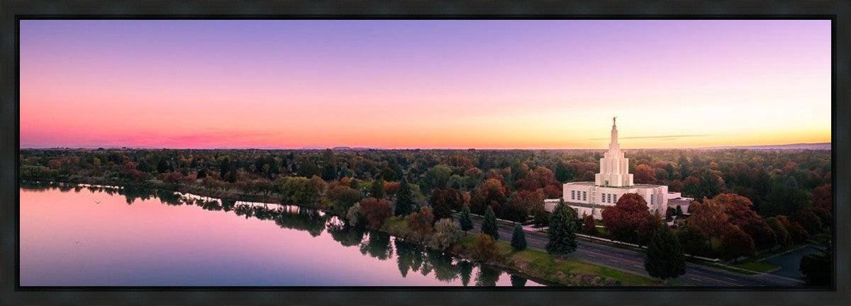 Idaho Falls - Snake River Reflection Aerial