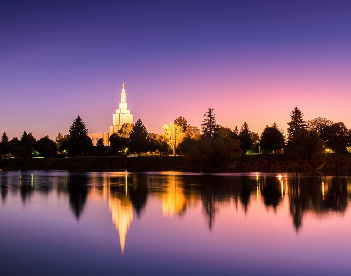 Idaho Falls Snake River Reflection