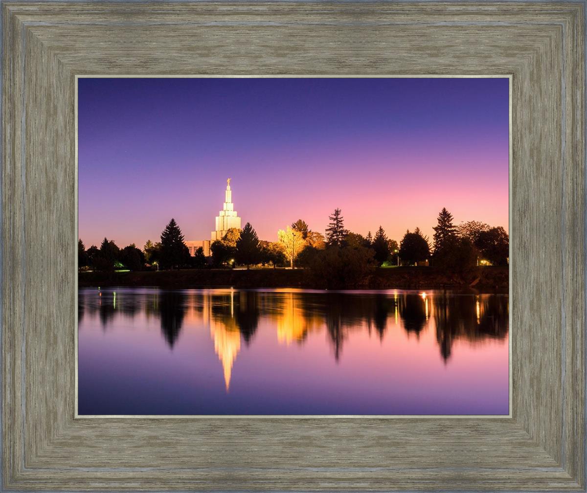 Idaho Falls Snake River Reflection