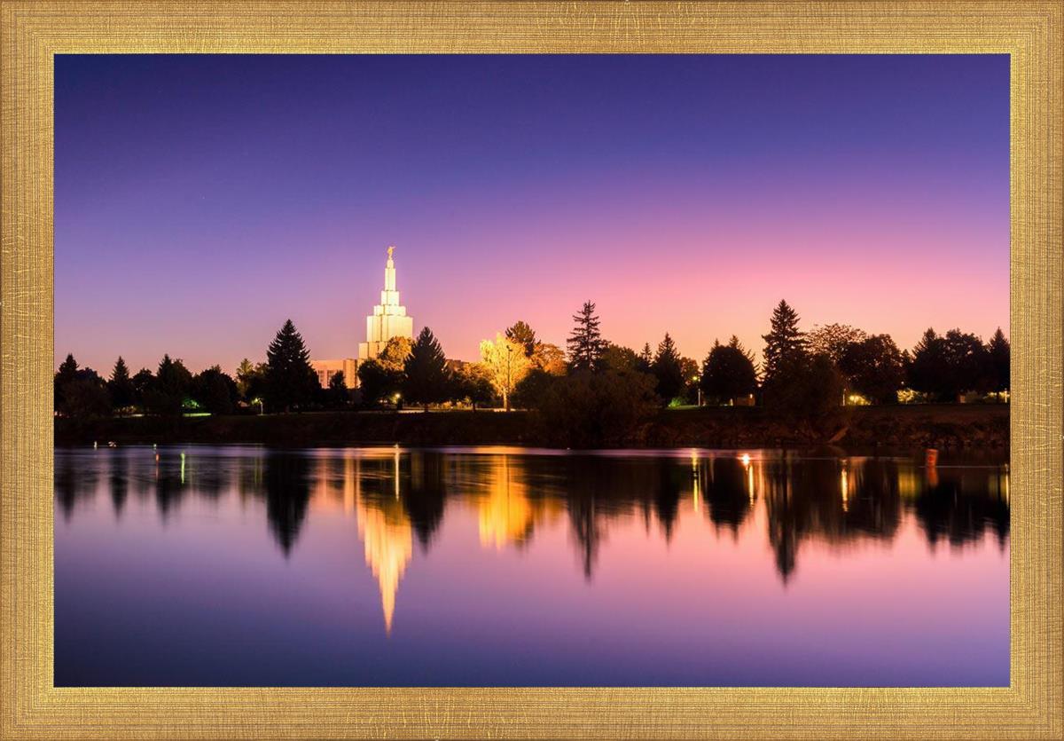 Idaho Falls Snake River Reflection