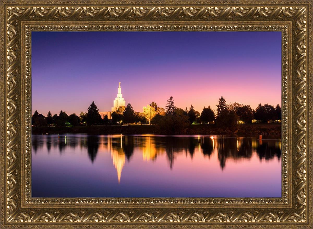 Idaho Falls Snake River Reflection