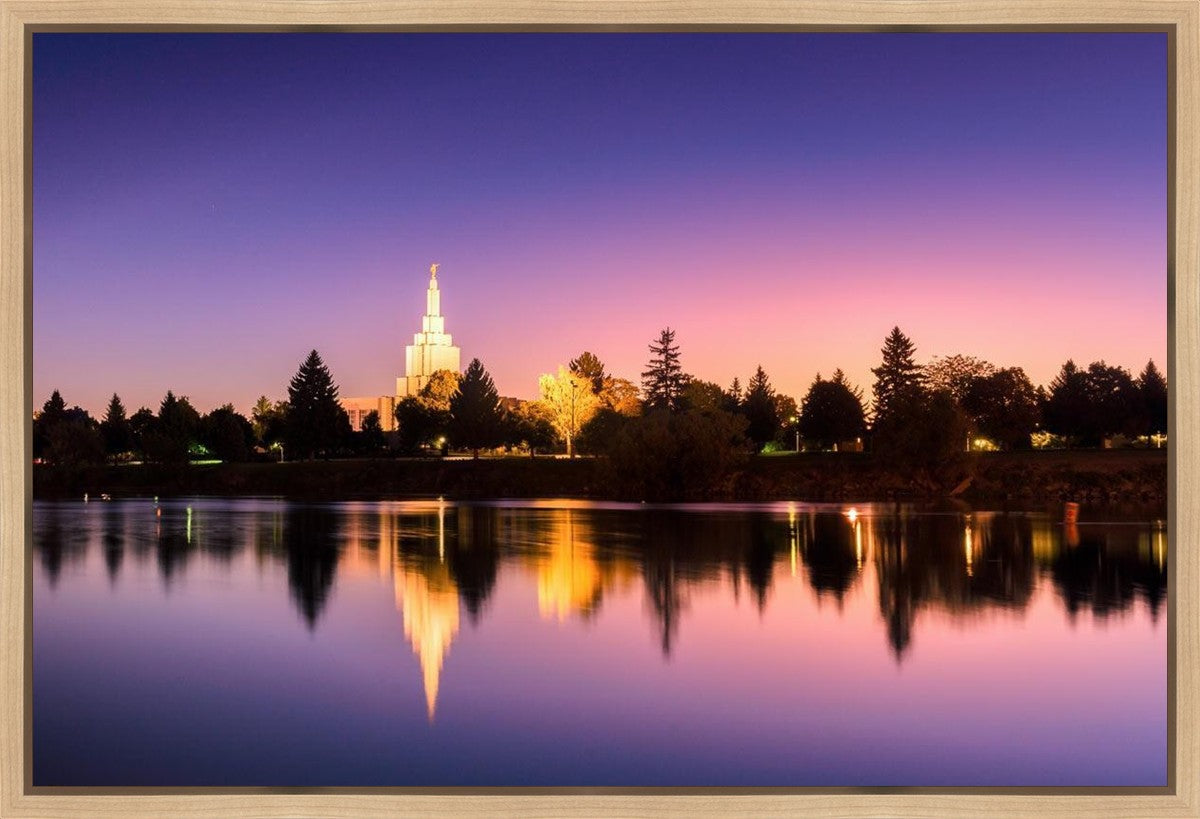 Idaho Falls Snake River Reflection