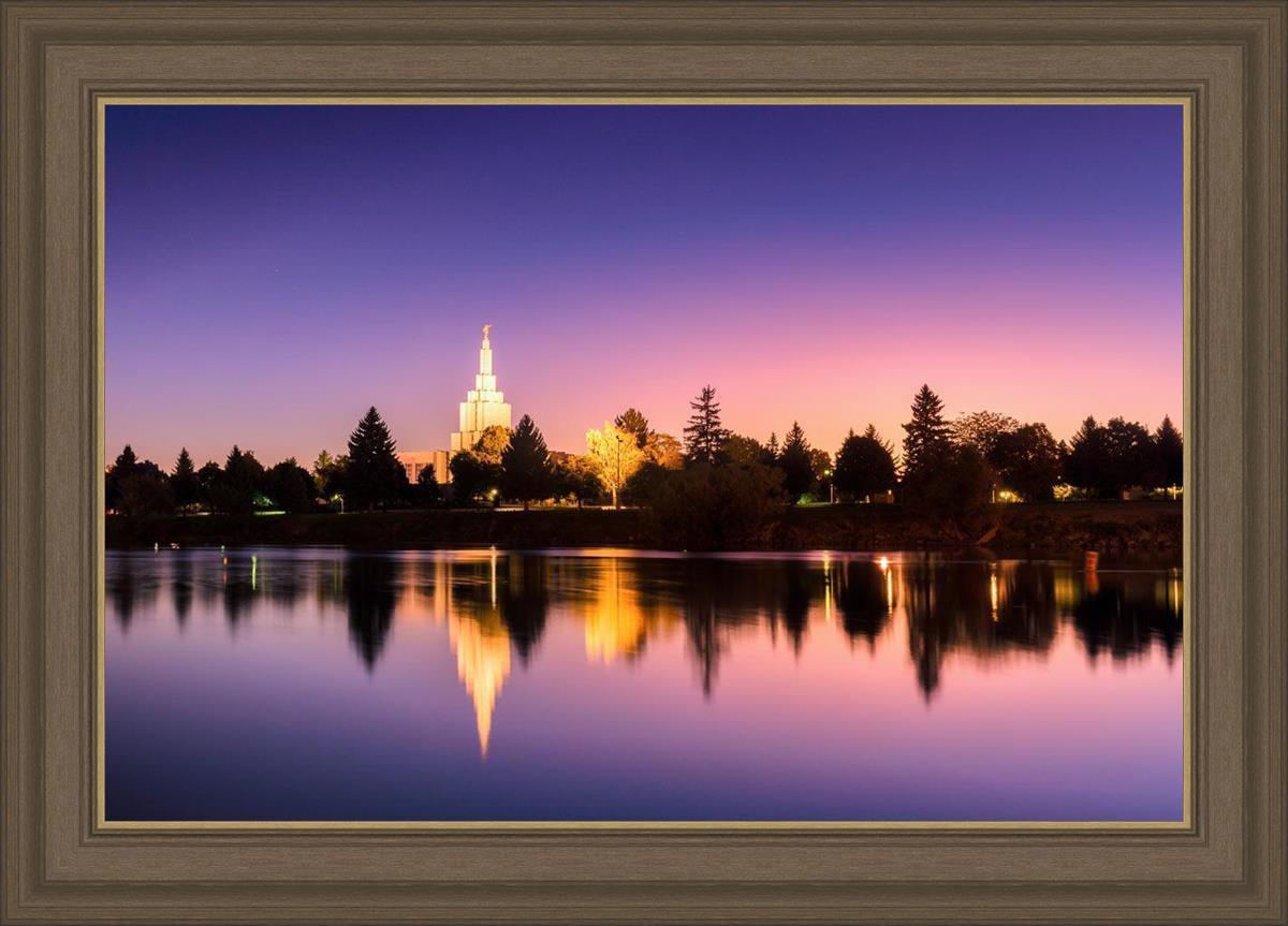 Idaho Falls Snake River Reflection