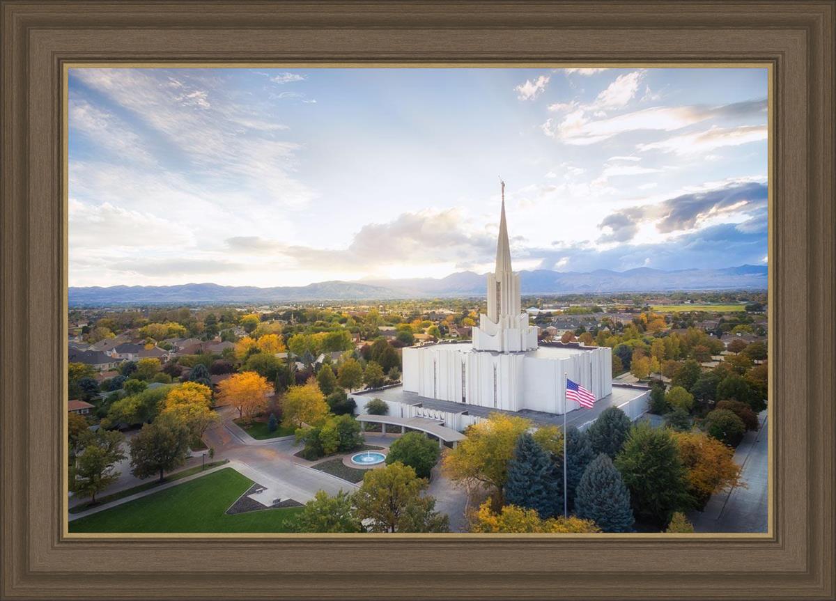 Jordan River Dayglow Aerial