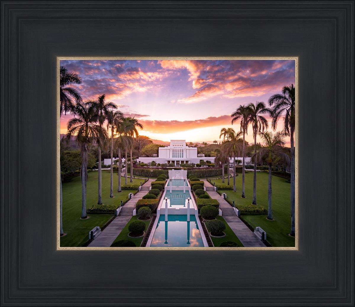 Laie Sunset Aerial