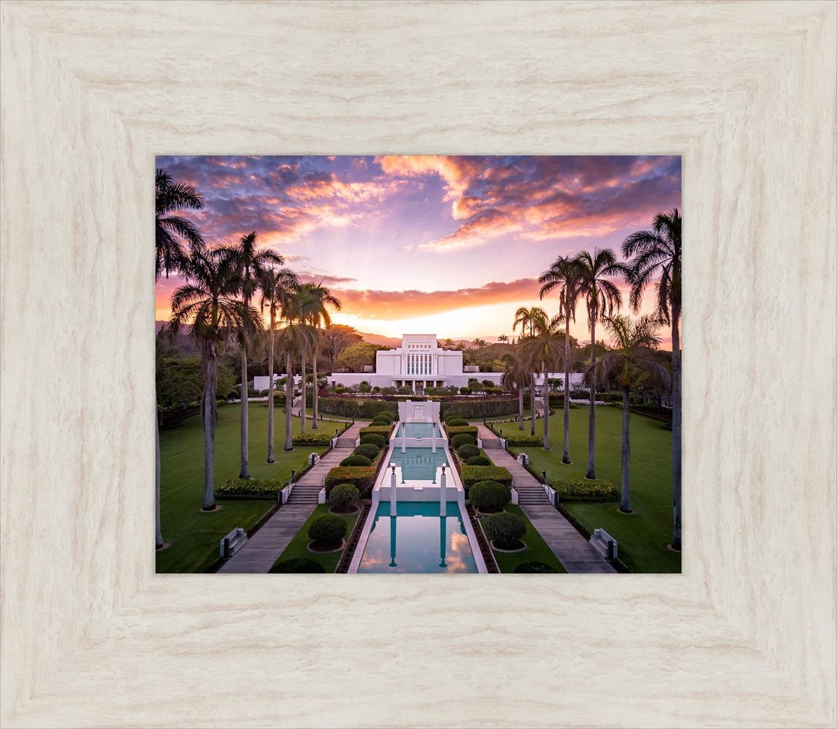 Laie Sunset Aerial