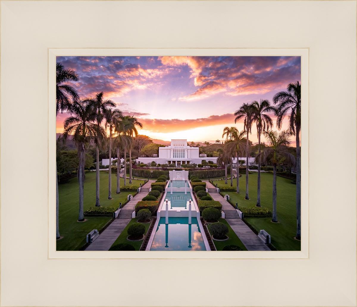 Laie Sunset Aerial