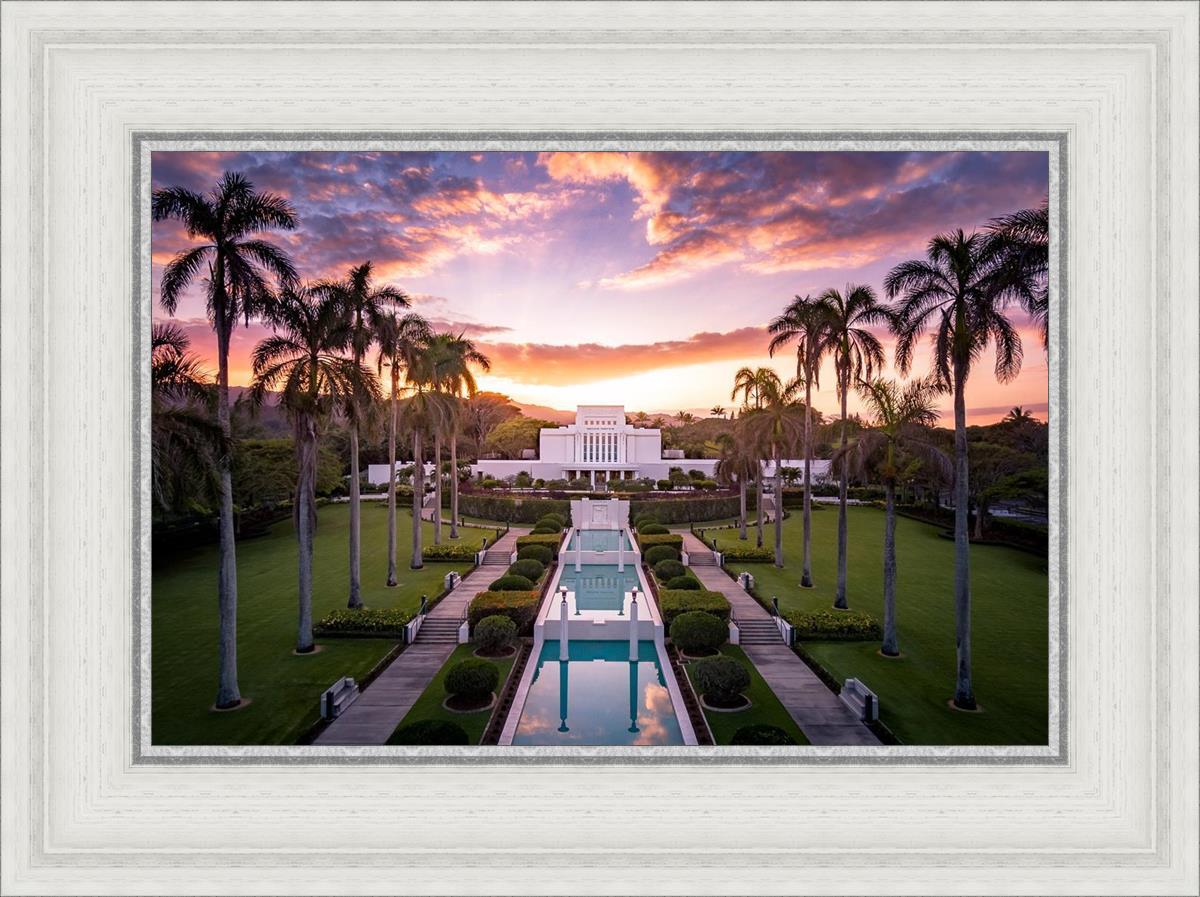 Laie Sunset Aerial