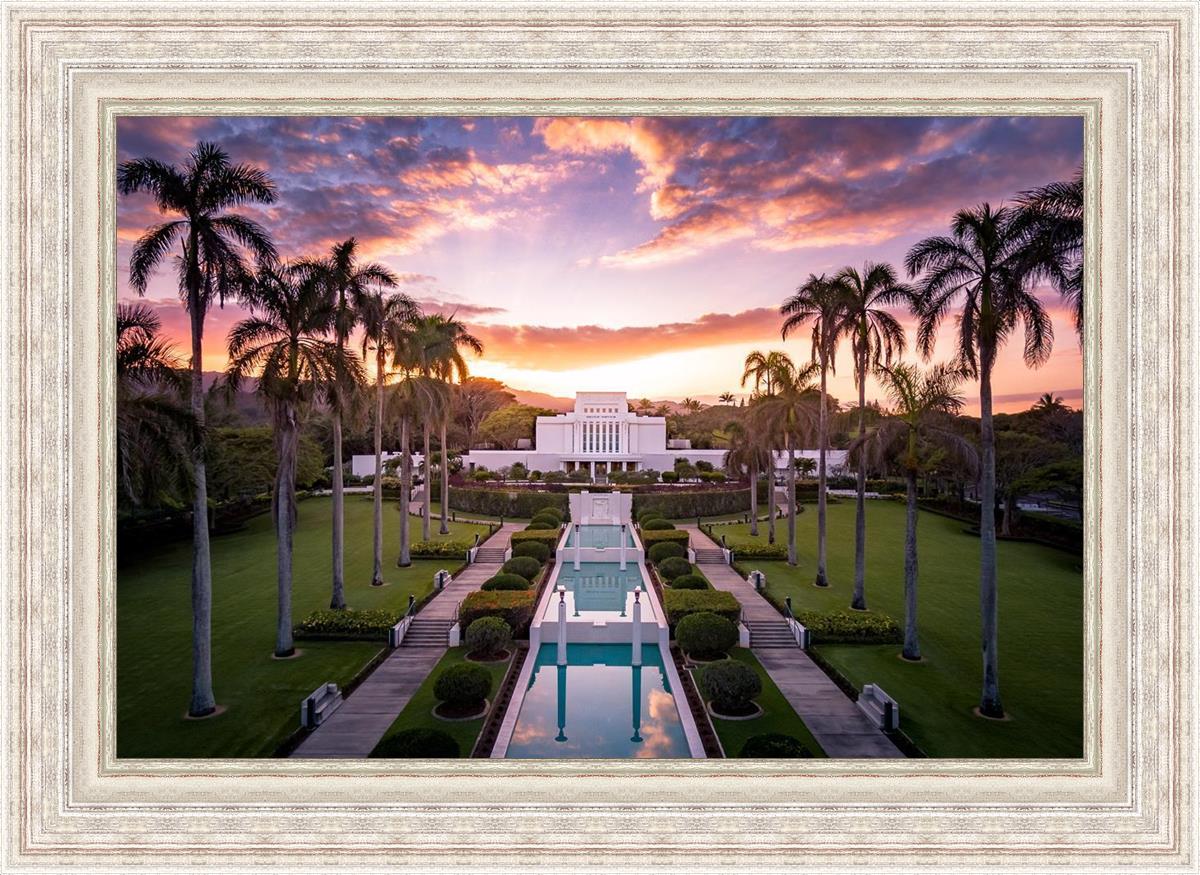 Laie Sunset Aerial