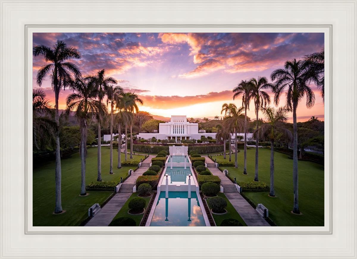 Laie Sunset Aerial