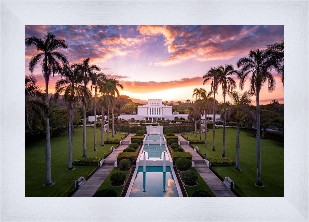 Laie Sunset Aerial