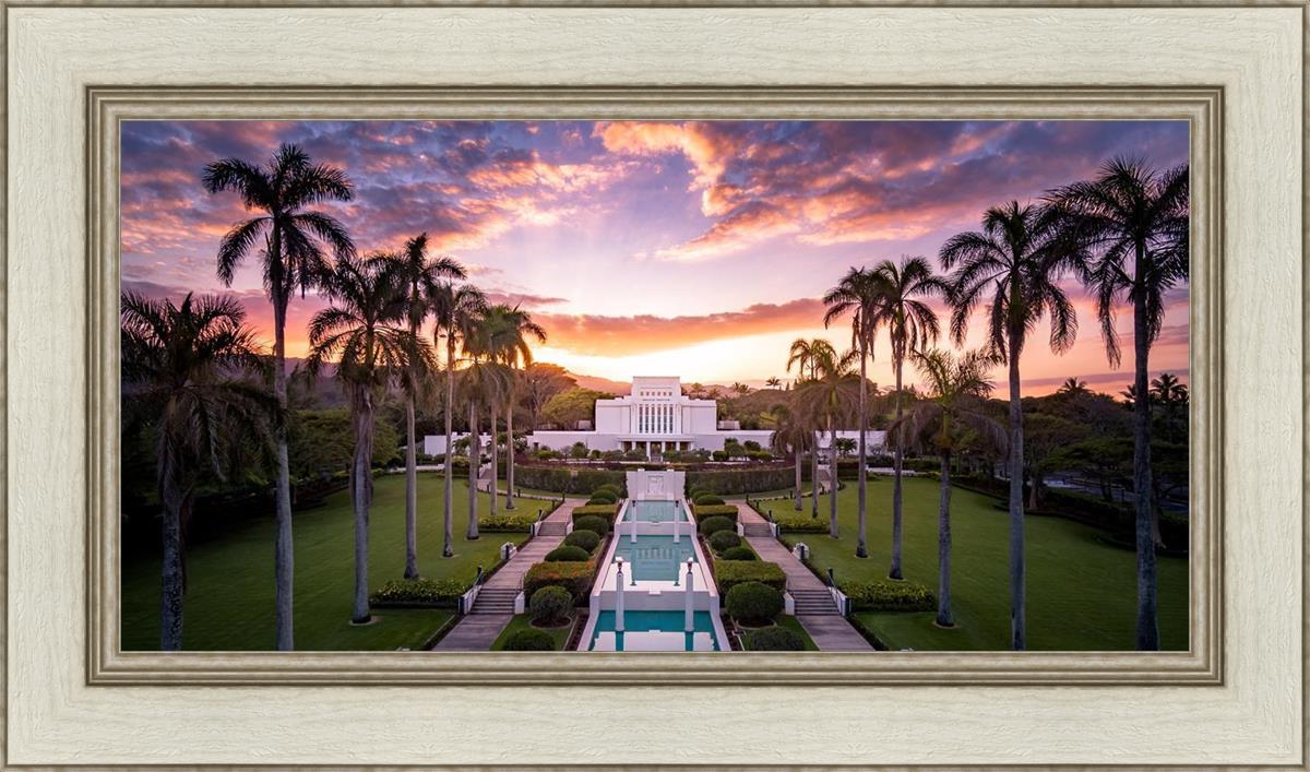 Laie Sunset Aerial