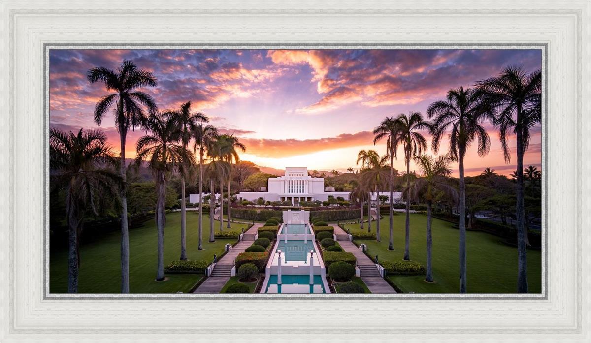 Laie Sunset Aerial