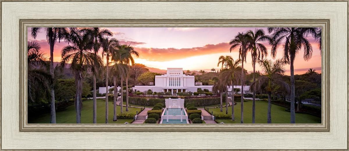 Laie Sunset Aerial