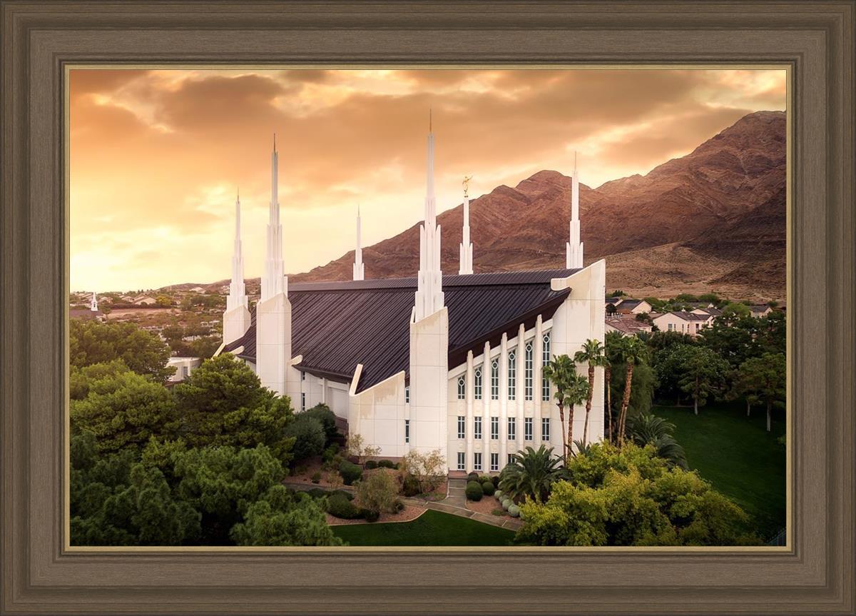 Las Vegas Desert Oasis Aerial