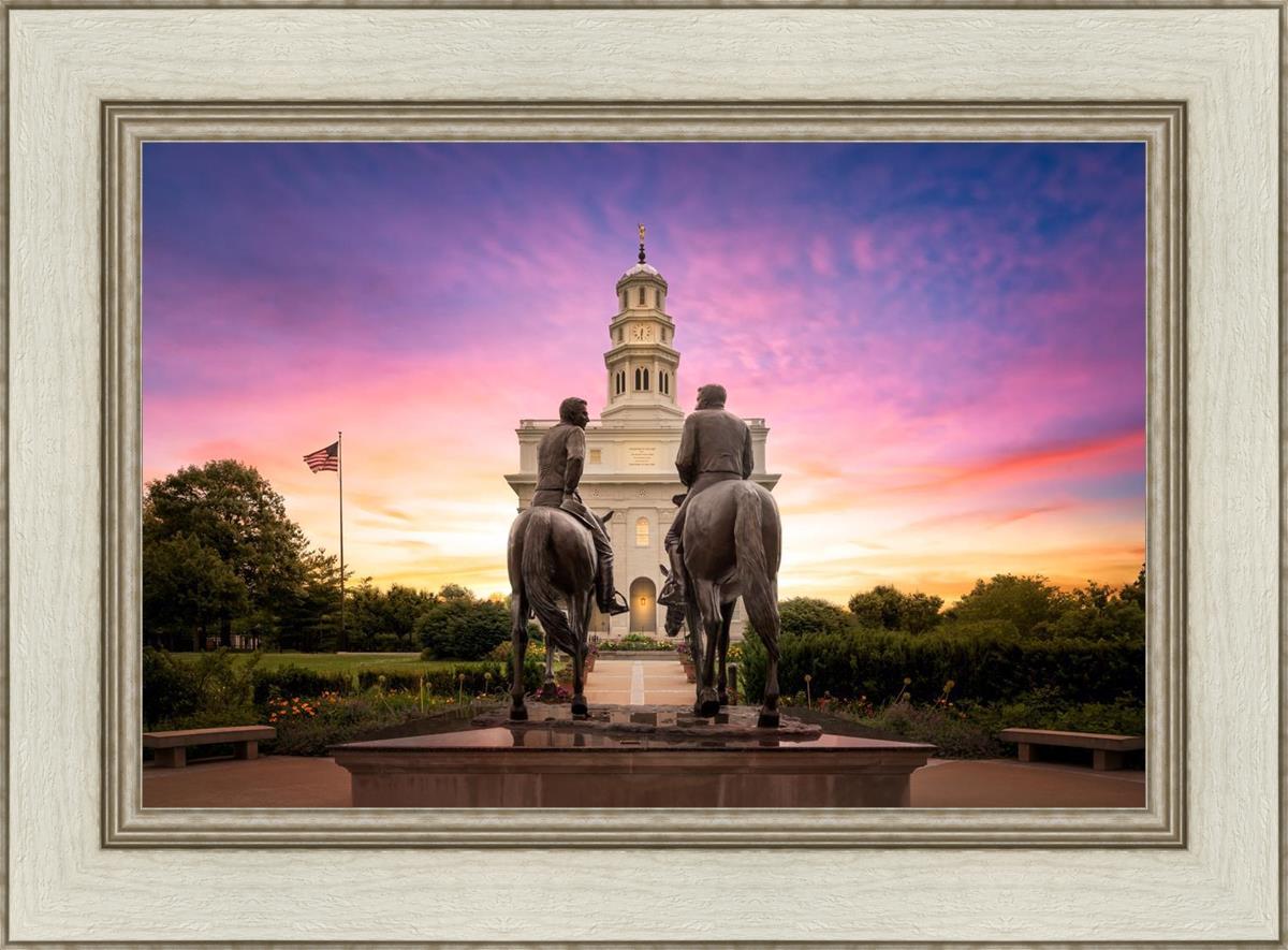 Nauvoo Joseph and Hyrum Sunrise