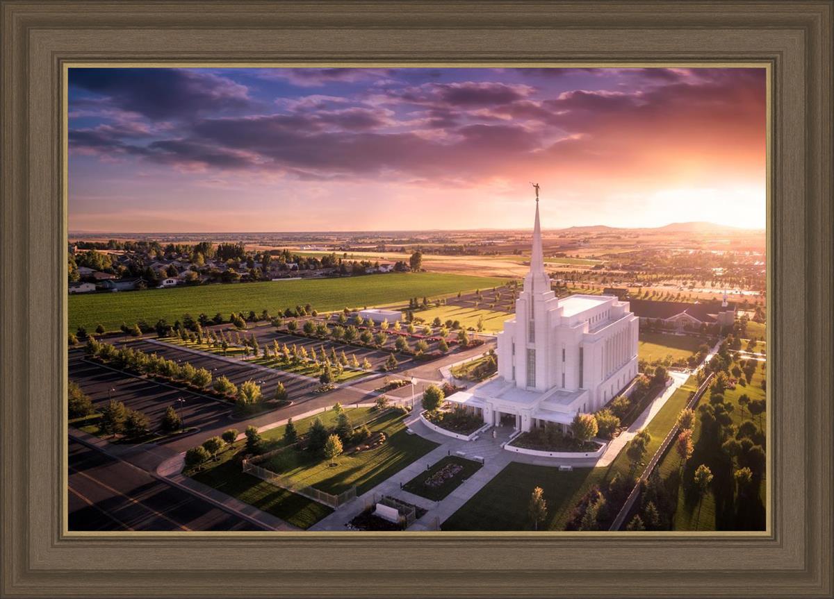 Rexburg Evening from on High