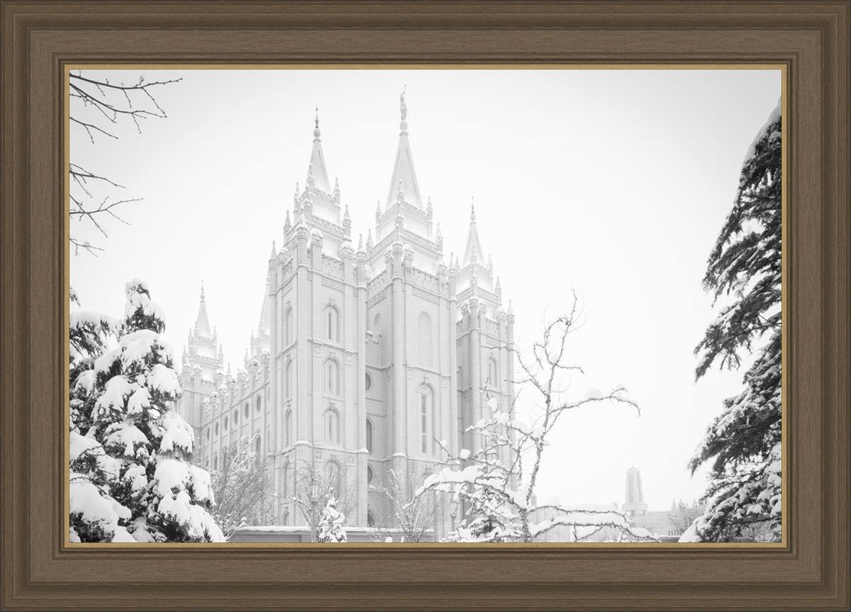 Salt Lake City High Key Snow