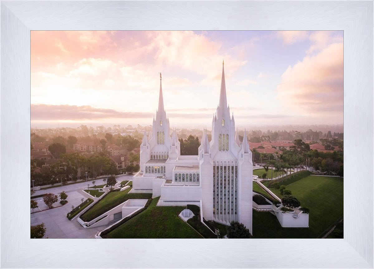 San Diego Morning Fog Aerial