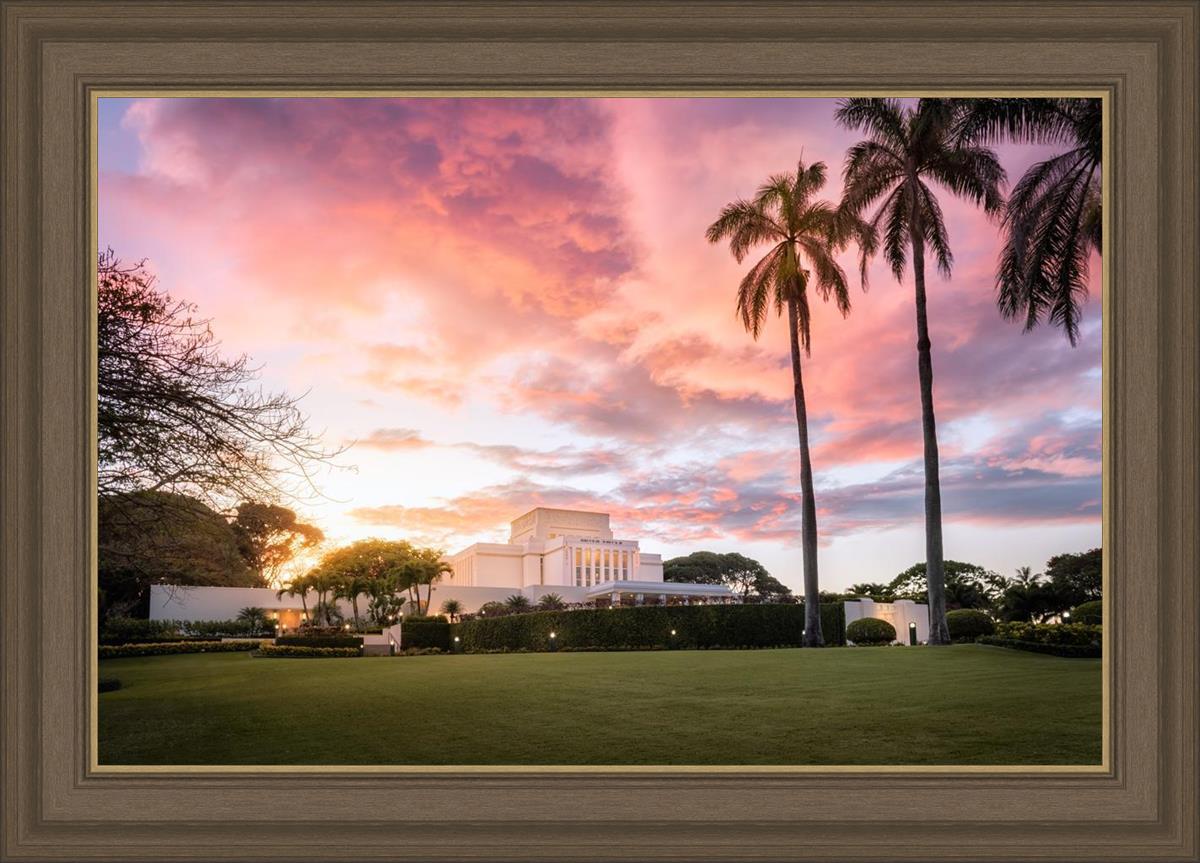 Laie Sunset Panorama