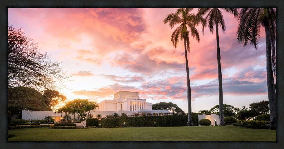 Laie Sunset Panorama