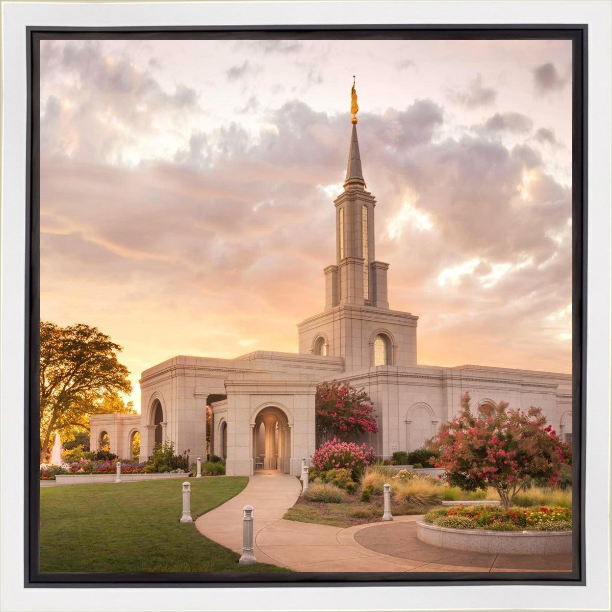 Sacramento Temple Sunset Panorama