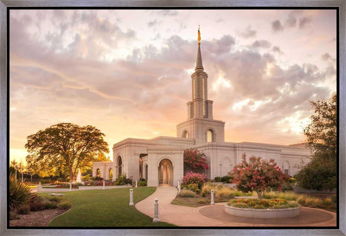 Sacramento Temple Sunset Panorama