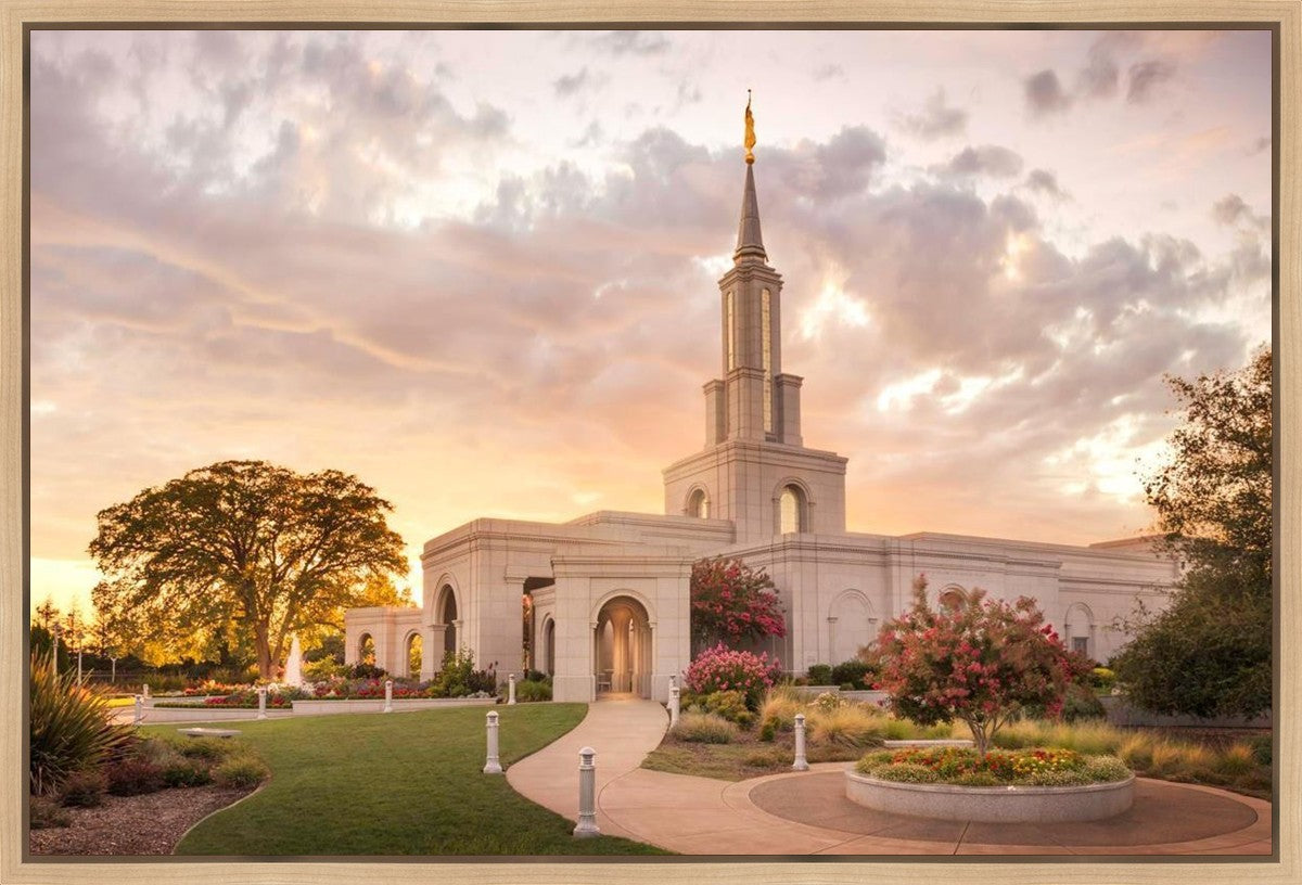 Sacramento Temple Sunset Panorama