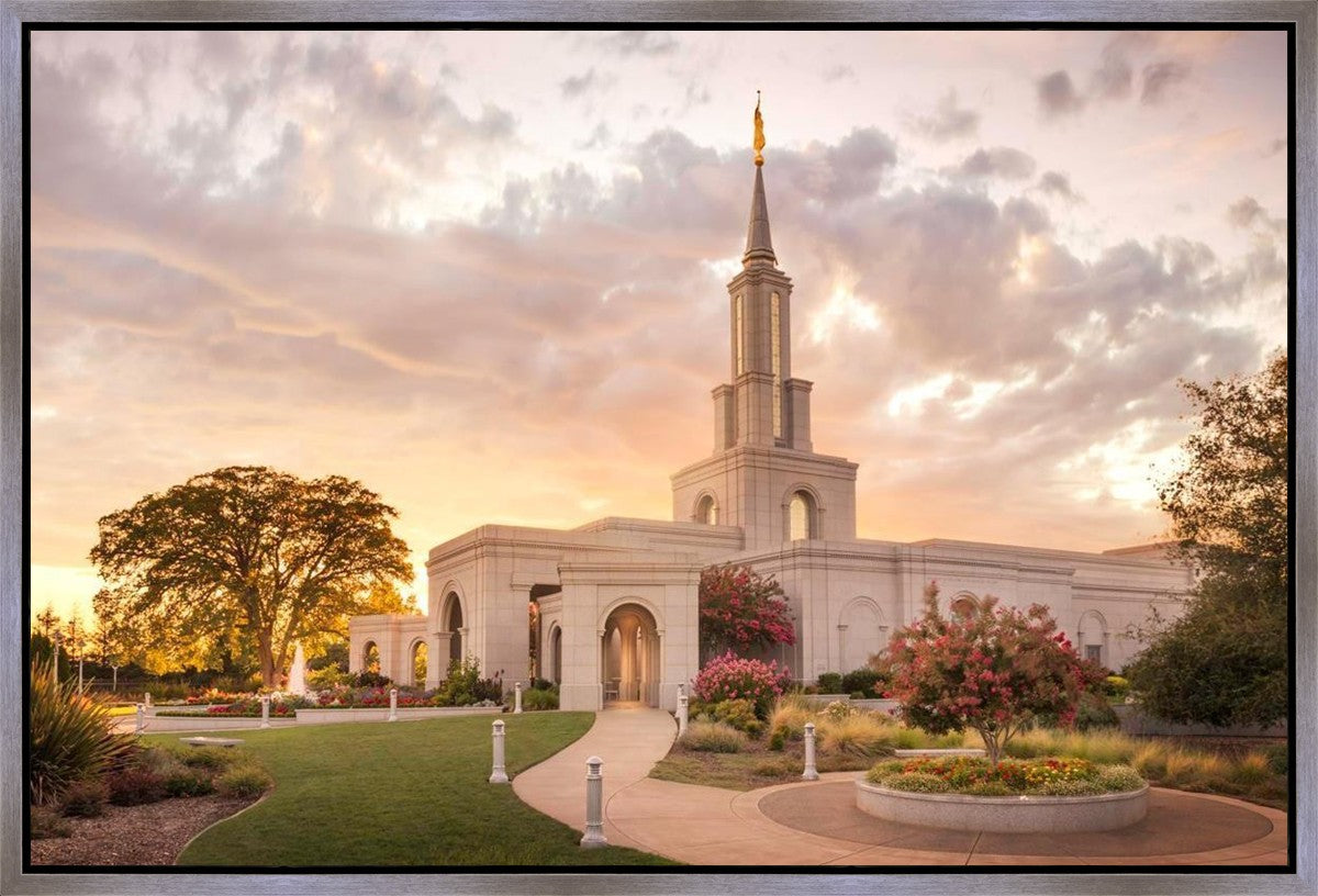 Sacramento Temple Sunset Panorama