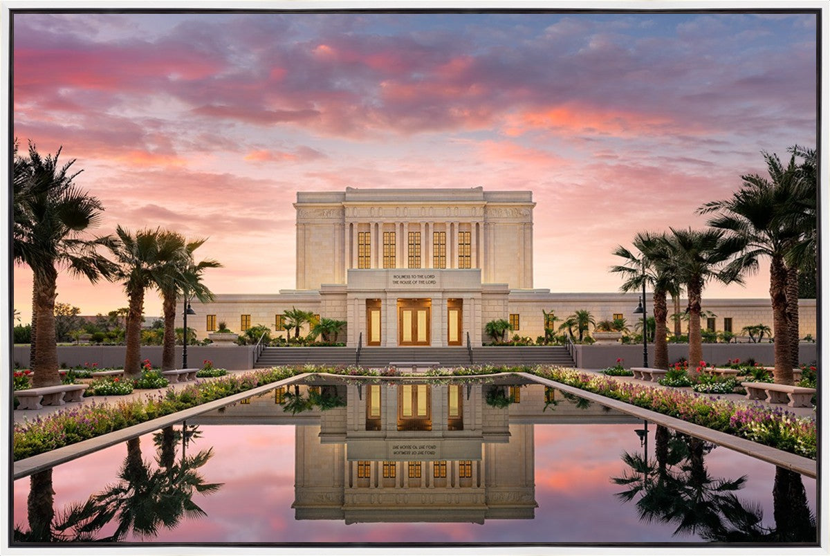 Glorious Mesa Arizona Temple Large Wall Art Gallery Wrap