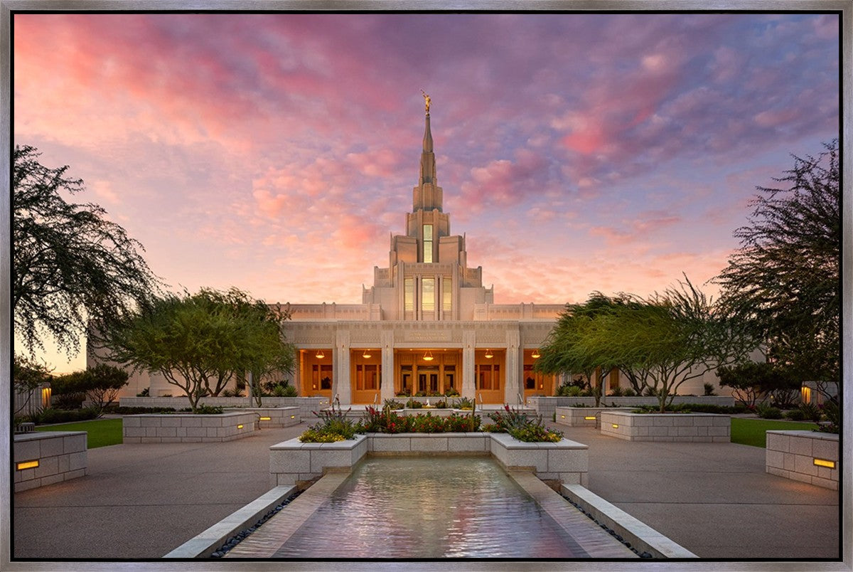 Glorious Phoenix Arizona Temple Large Wall Art Gallery Wrap
