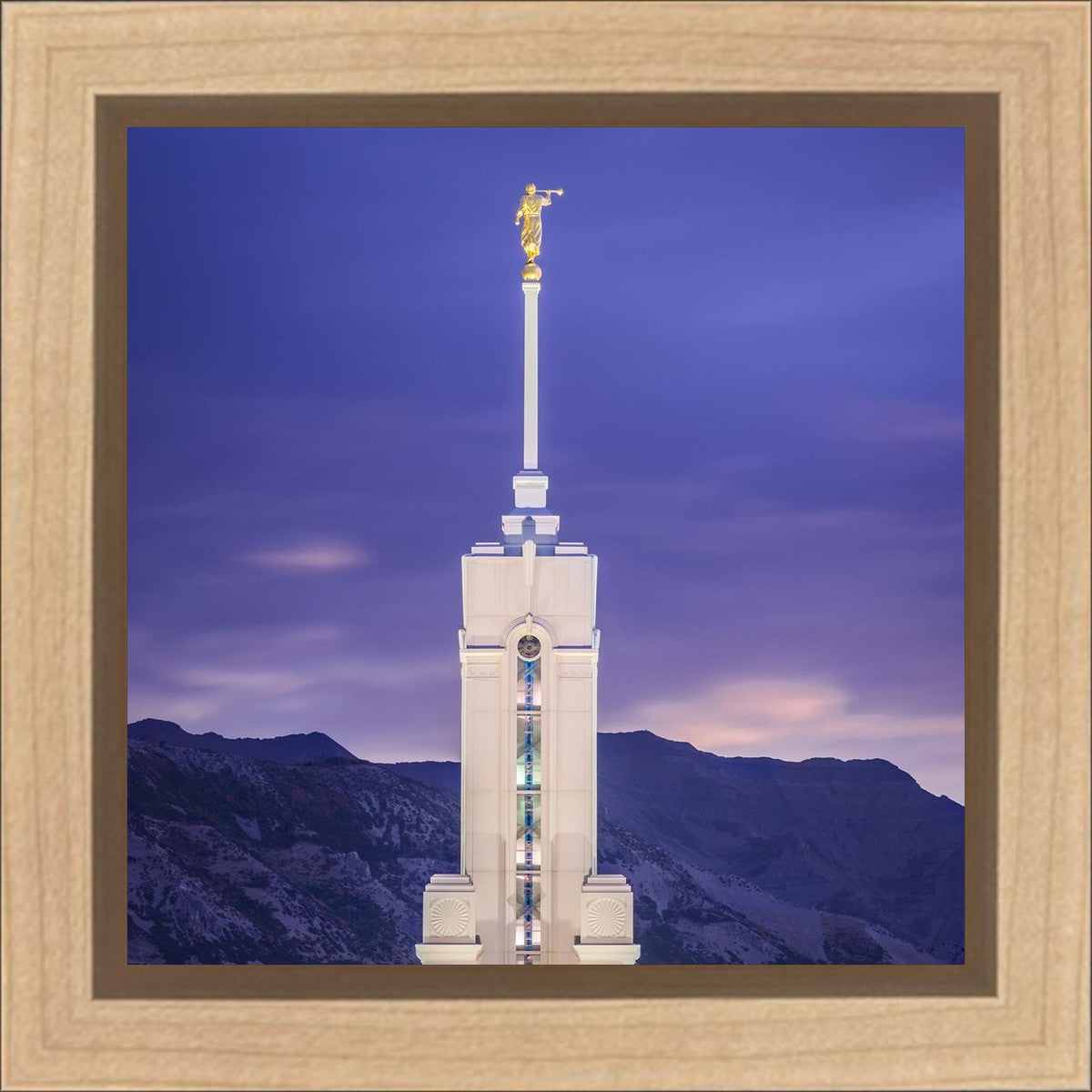 Mount Timpanogos Purple Mountains Gallery Wrap