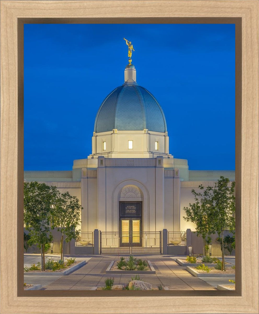 Tucson Blue Hour Vertical Gallery Wrap