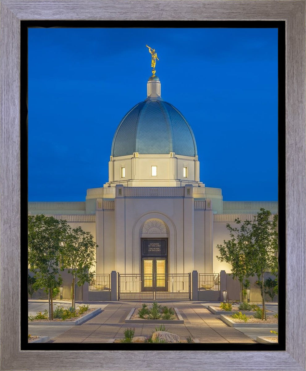 Tucson Blue Hour Vertical Gallery Wrap