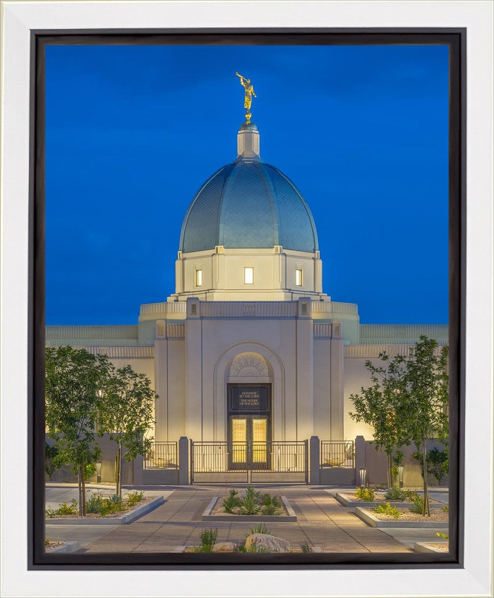 Tucson Blue Hour Vertical Gallery Wrap