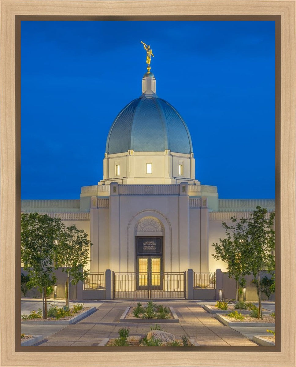 Tucson Blue Hour Vertical Gallery Wrap