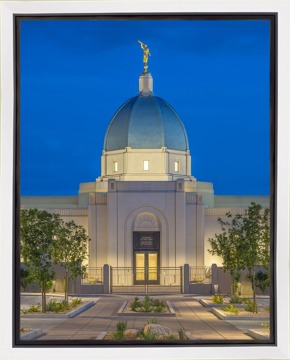 Tucson Blue Hour Vertical Gallery Wrap