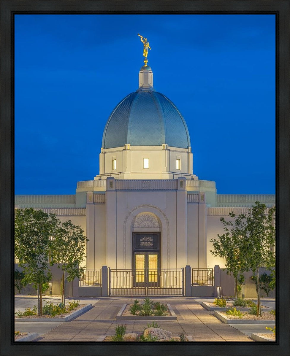 Tucson Blue Hour Vertical Gallery Wrap