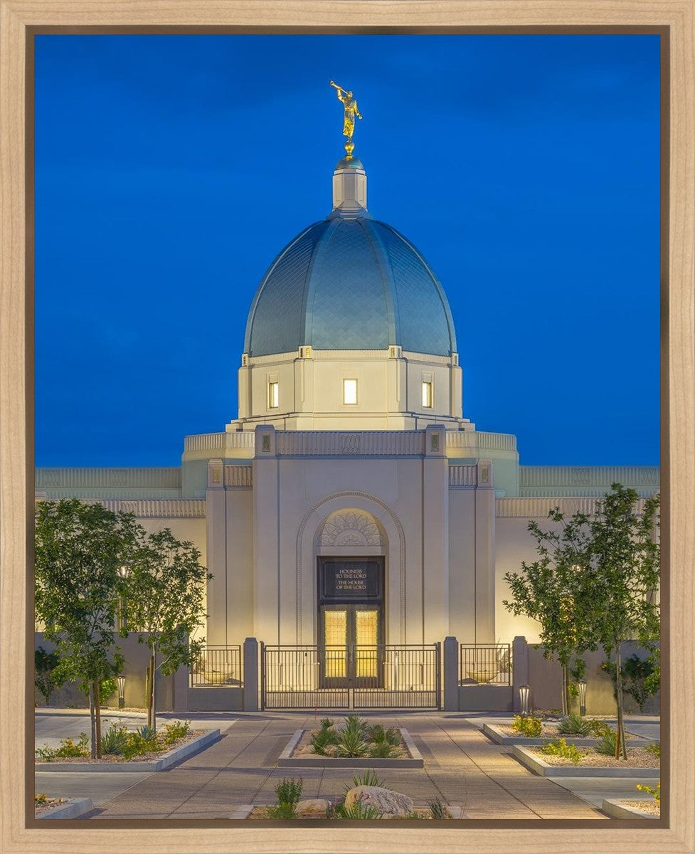 Tucson Blue Hour Vertical Gallery Wrap