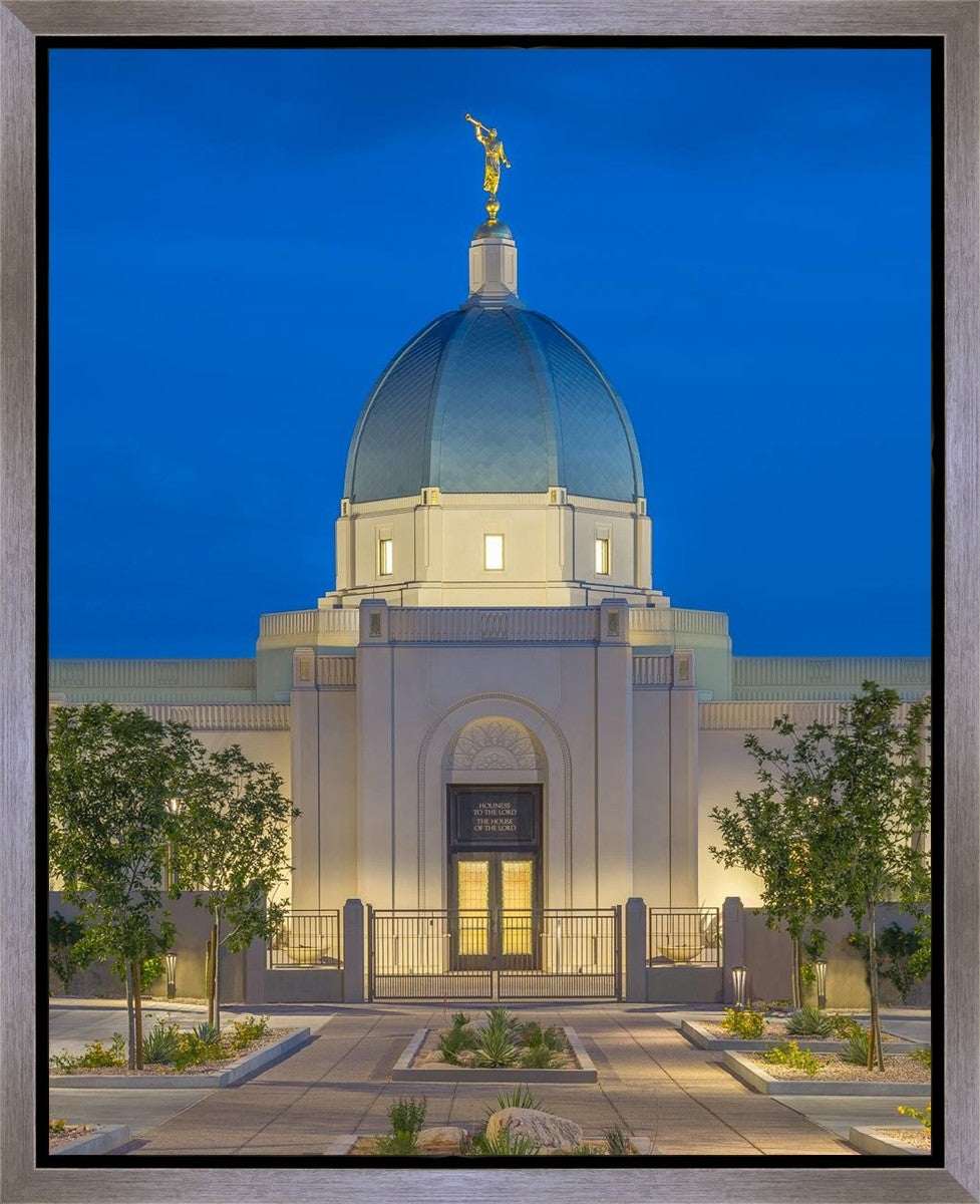 Tucson Blue Hour Vertical Gallery Wrap