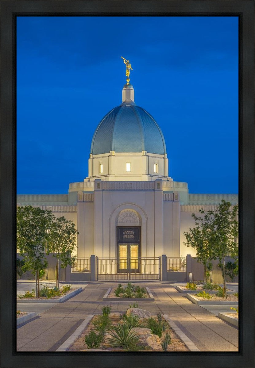 Tucson Blue Hour Vertical Gallery Wrap
