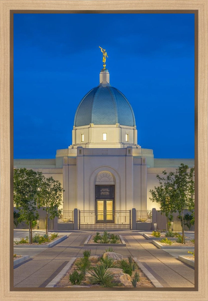 Tucson Blue Hour Vertical Gallery Wrap