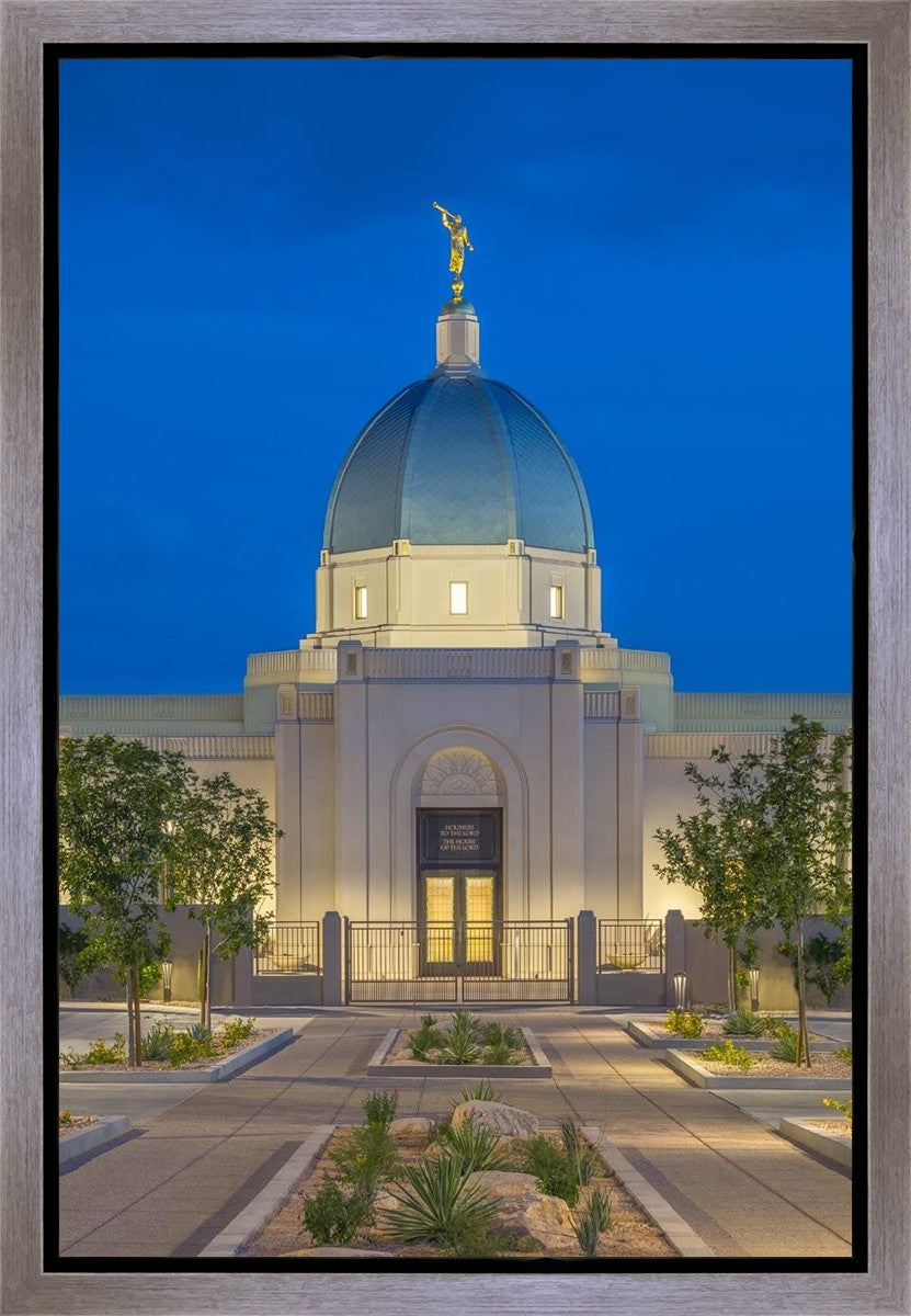Tucson Blue Hour Vertical Gallery Wrap