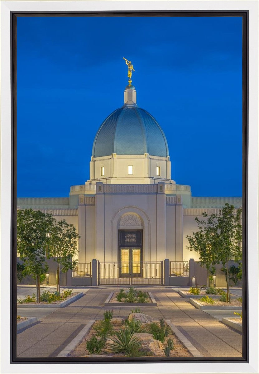 Tucson Blue Hour Vertical Gallery Wrap