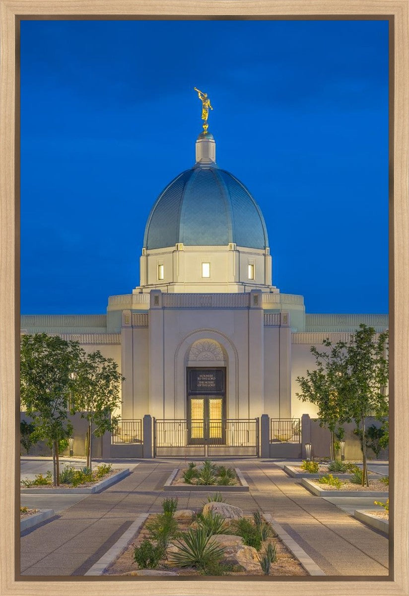 Tucson Blue Hour Vertical Gallery Wrap