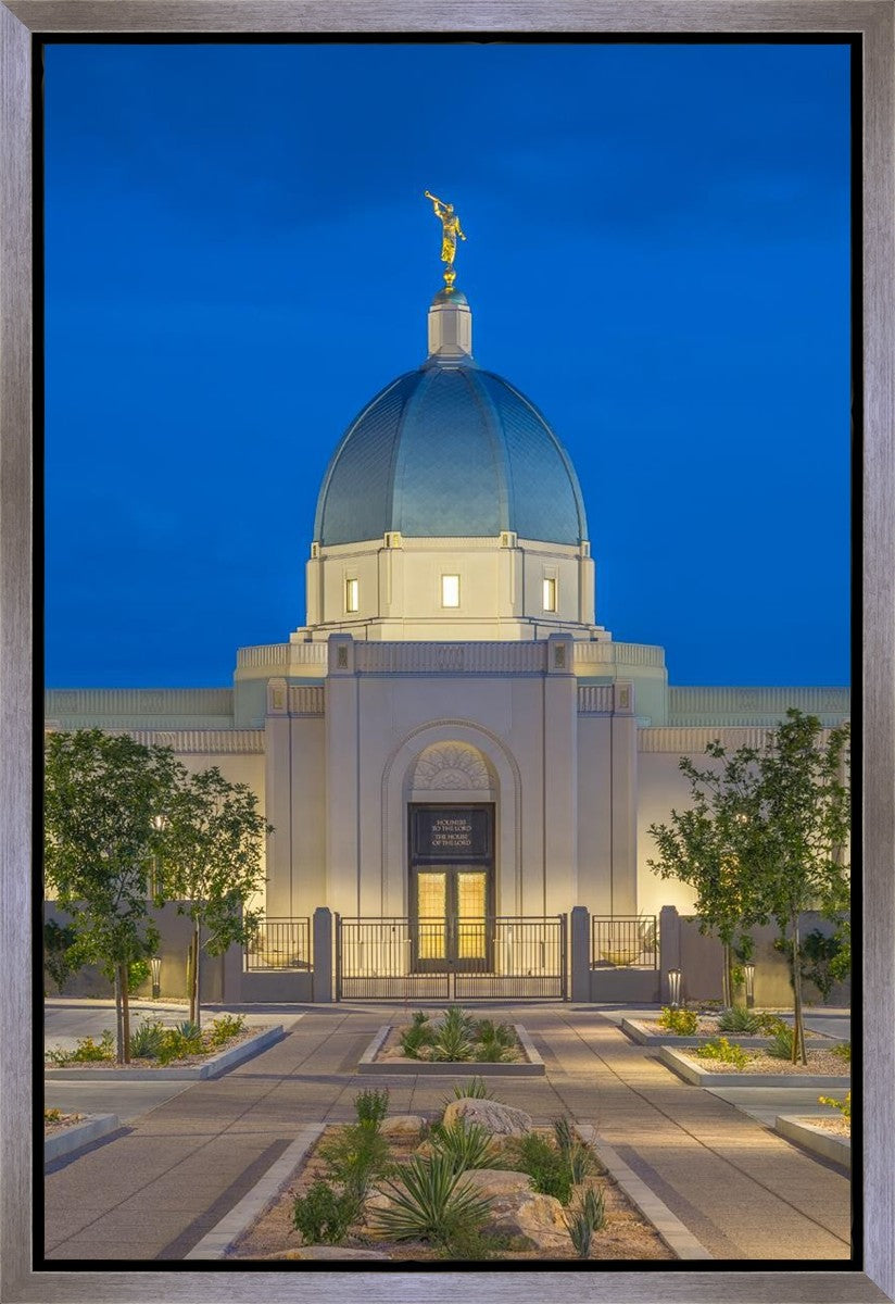 Tucson Blue Hour Vertical Gallery Wrap