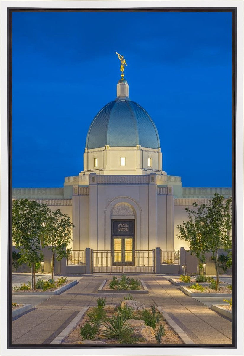 Tucson Blue Hour Vertical Gallery Wrap